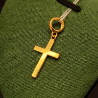 GOLD 916 PENDANT CROSS (001172) - Weight: 1.12 g