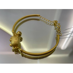 GOLD 999 BANGLE BABY (001390) - Weight: 4.63 g
