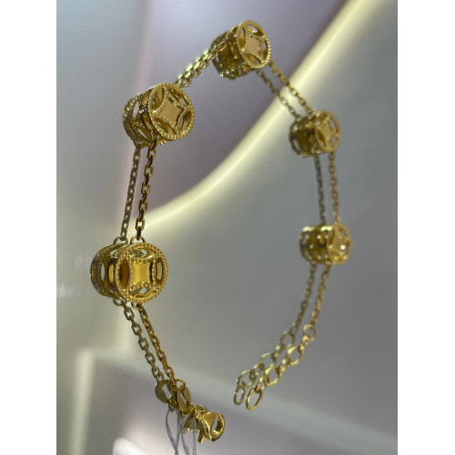GOLD 916 WANGZI BRACELET COIN (2774)