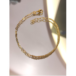 GOLD 916 BRACELET ( 3484 ) - Weight: 2.78 g