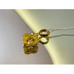 CHARMS CLOVER GOLD 916 (1211) - Weight: 1.13 g