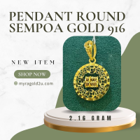 GOLD 916 PENDANT - Weight: 2.16 g