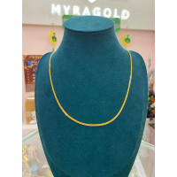 GOLD 916 NECKLACE - Weight: 11.37 g