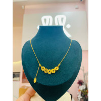 GOLD 999 5G NECKLACE (4136) - Weight: 7.43 g