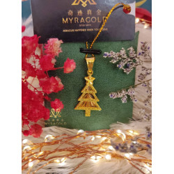 GOLD 999 XMAS PENDANT