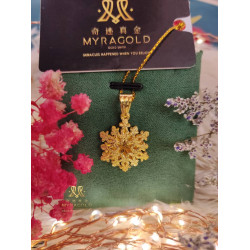 GOLD 999 XMAS PENDANT