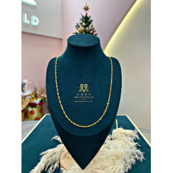 GOLD 916 NECKLACE (2001) - Weight: 7.63 g