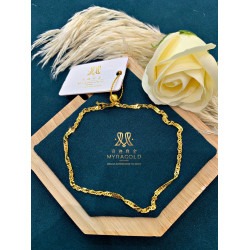 GOLD 916 ANKLET - Weight: 3.8 g