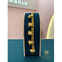 GOLD 916 BRACELET - Weight: 34.23 g