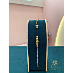 GOLD 916 BRACELET - Weight: 8.89 g