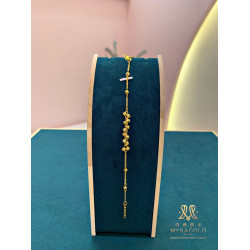 GOLD 916 BRACELET - Weight: 4.23 g