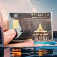 GOLD 999 GOLD BAR MYRAGOLD - Weight: 0.5 g