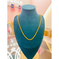 GOLD 916 NECKLACE (CONS) - Weight: 11.04 g